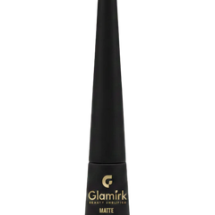Glamirk Matte Waterproof Eyeliner – Intense Black (3.5 ml)X