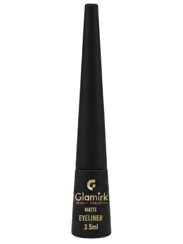 Glamirk Matte Waterproof Eyeliner – Intense Black (3.5 ml)X
