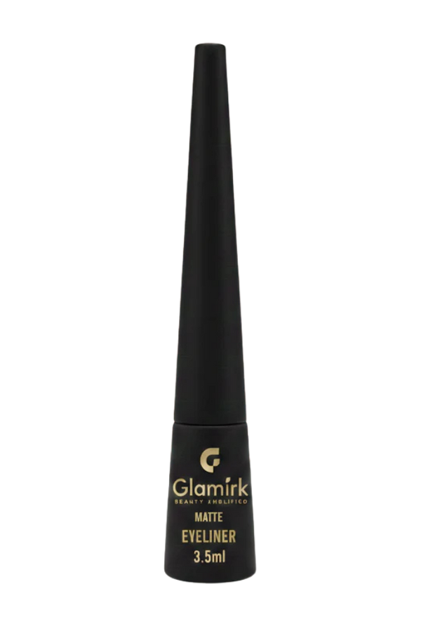 Glamirk Matte Waterproof Eyeliner – Intense Black (3.5 ml)X