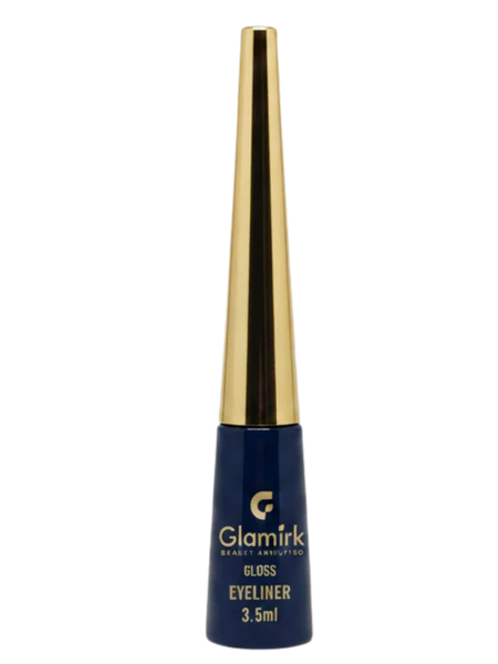 Glamirk Gloss Waterproof Eyeliner – Intense Black (3.5 ml)