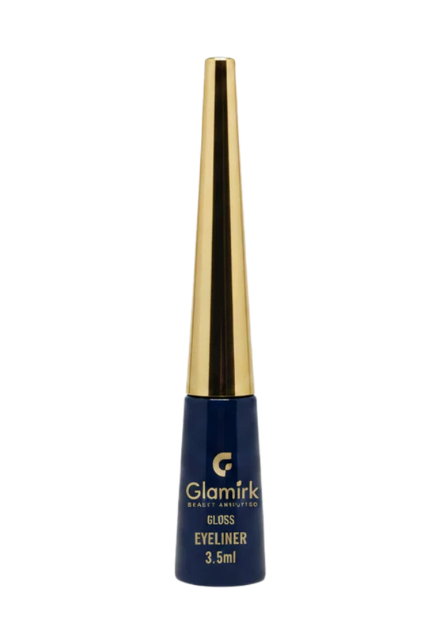 Glamirk Gloss Waterproof Eyeliner – Intense Black (3.5 ml)