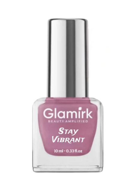 Glamirk Stay Vibrant Long-Lasting Nail Polish – Glossy Pink Shade