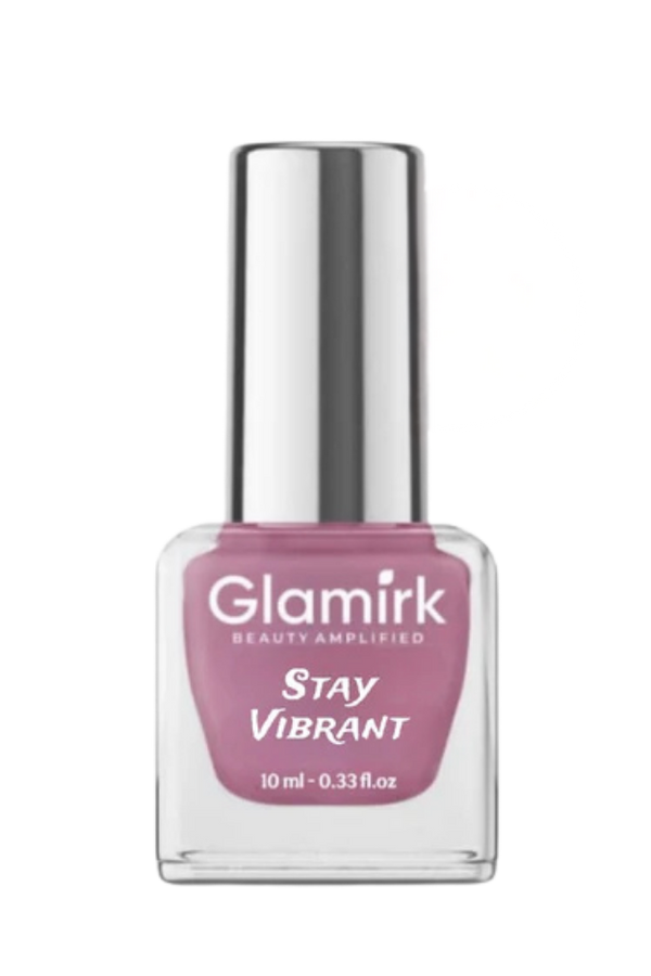 Glamirk Stay Vibrant Long-Lasting Nail Polish – Glossy Pink Shade