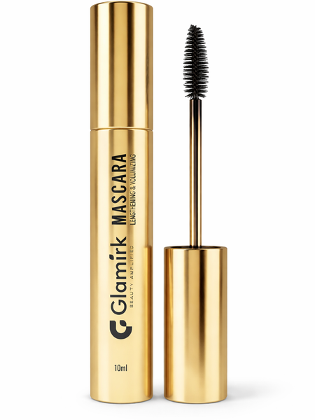 Glamirk Lengthening & Volumizing Mascara – Gold Edition (10 ml)