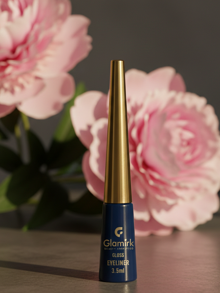 Glamirk Gloss Waterproof Eyeliner – Intense Black (3.5 ml)