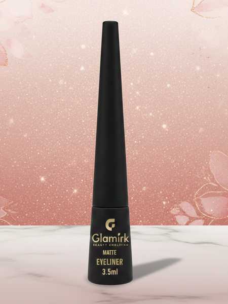 Glamirk Matte Waterproof Eyeliner – Intense Black (3.5 ml)X