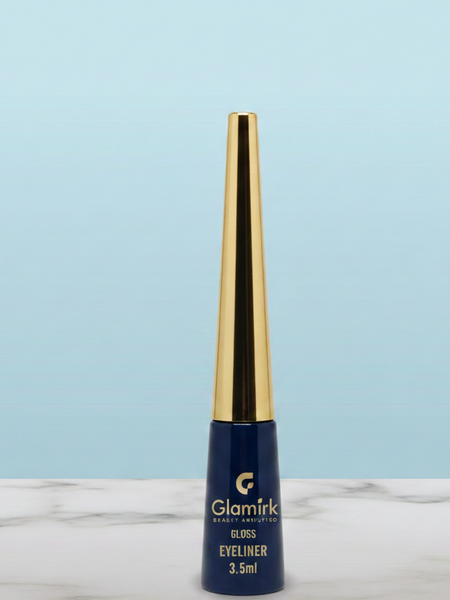 Glamirk Gloss Waterproof Eyeliner – Intense Black (3.5 ml)