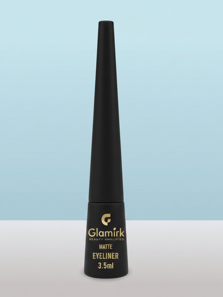 Glamirk Matte Waterproof Eyeliner – Intense Black (3.5 ml)X