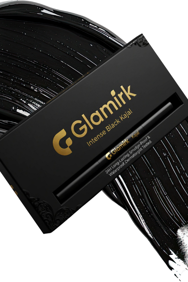 Glamirk Intense Black Kajal – 24H Long-Lasting, Smudge-Proof & Waterproof